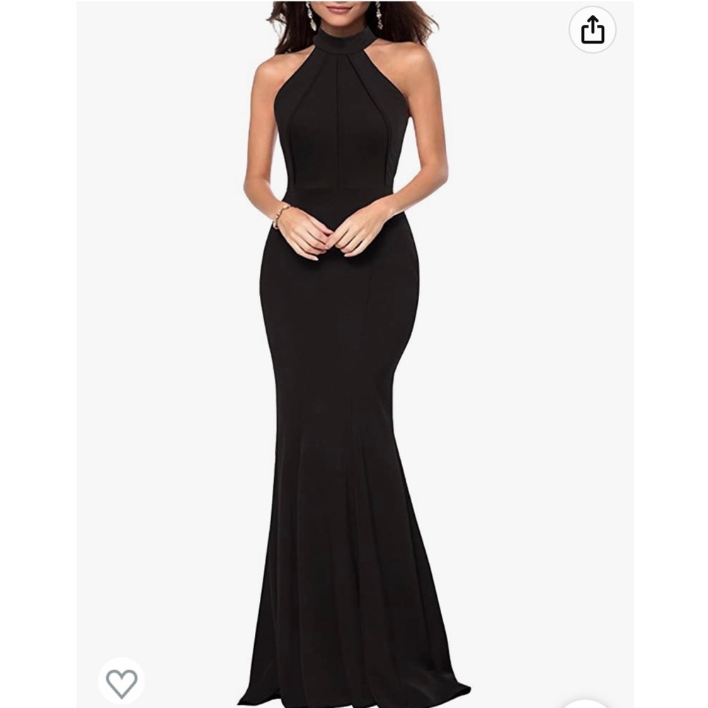 Black long gown